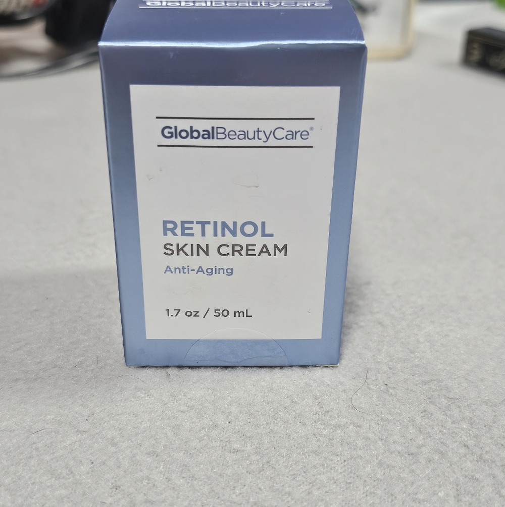 Global  Beauty Care Retinol Skin Cream Anti Aging Wrinkles All Skin Types-1-7-oz